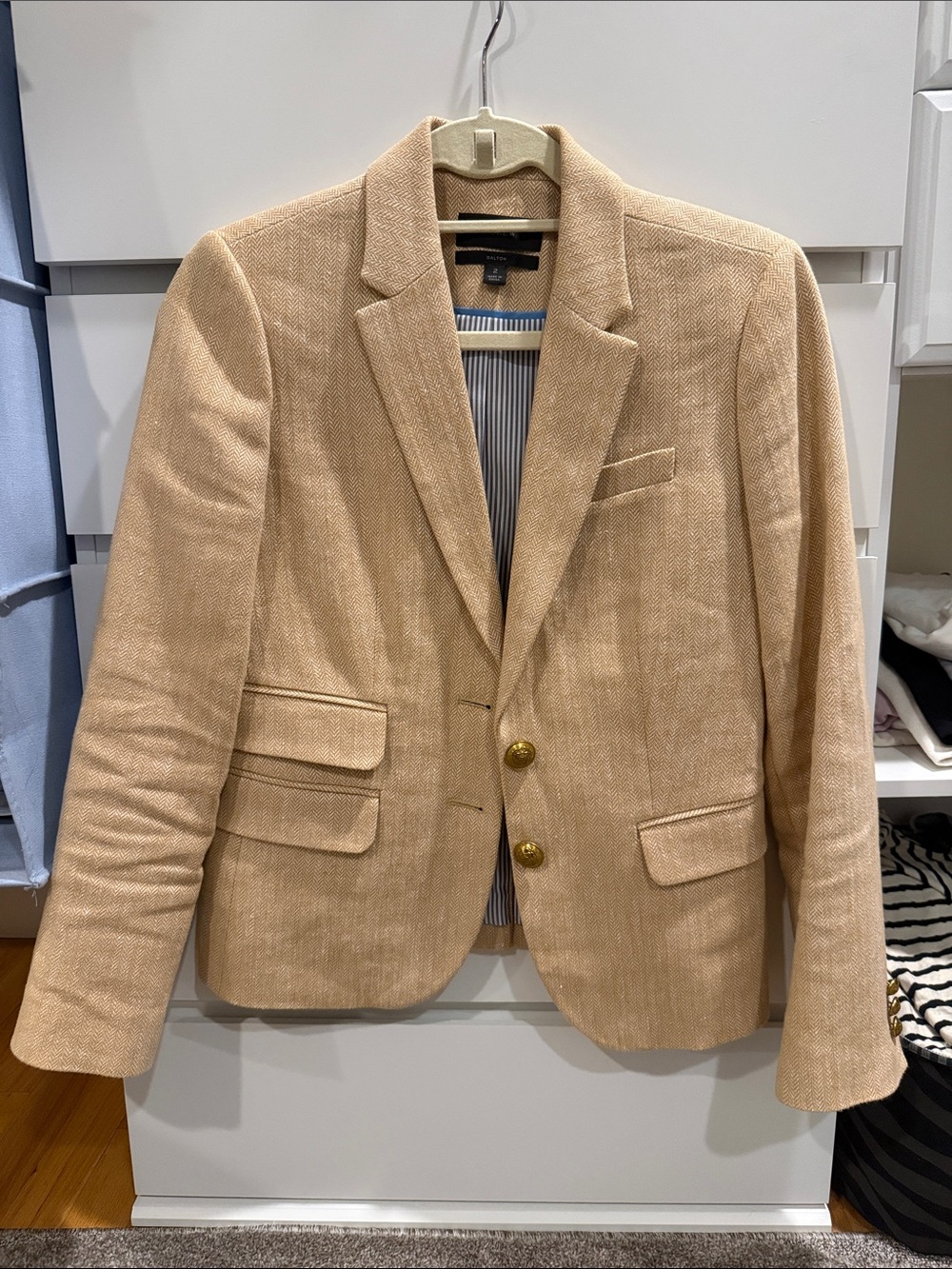Women’s Tailored Beige Blazer - J.Crew